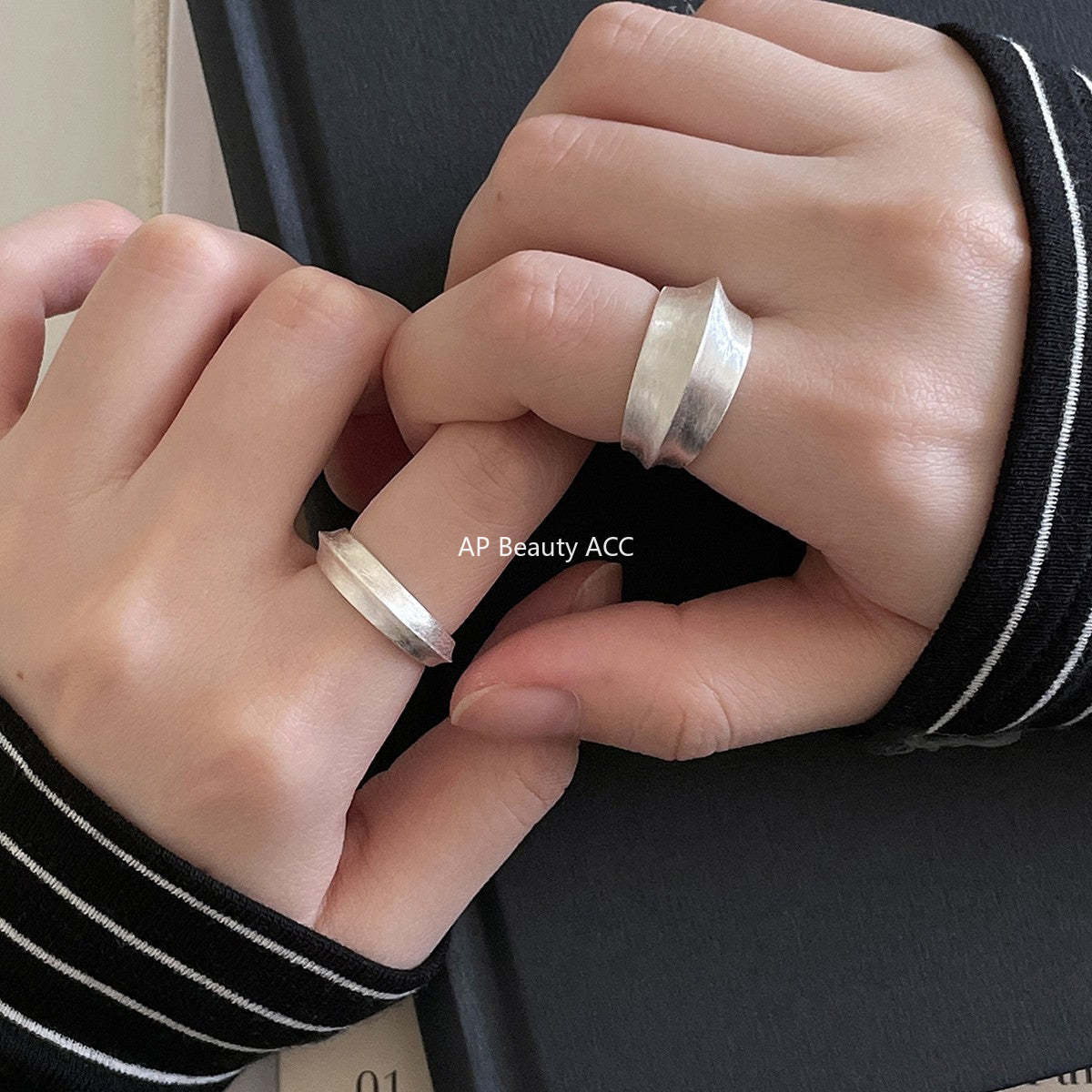 A관 - 무광 심플 원형 신주 반지 [JZ-0729] 25.11-3