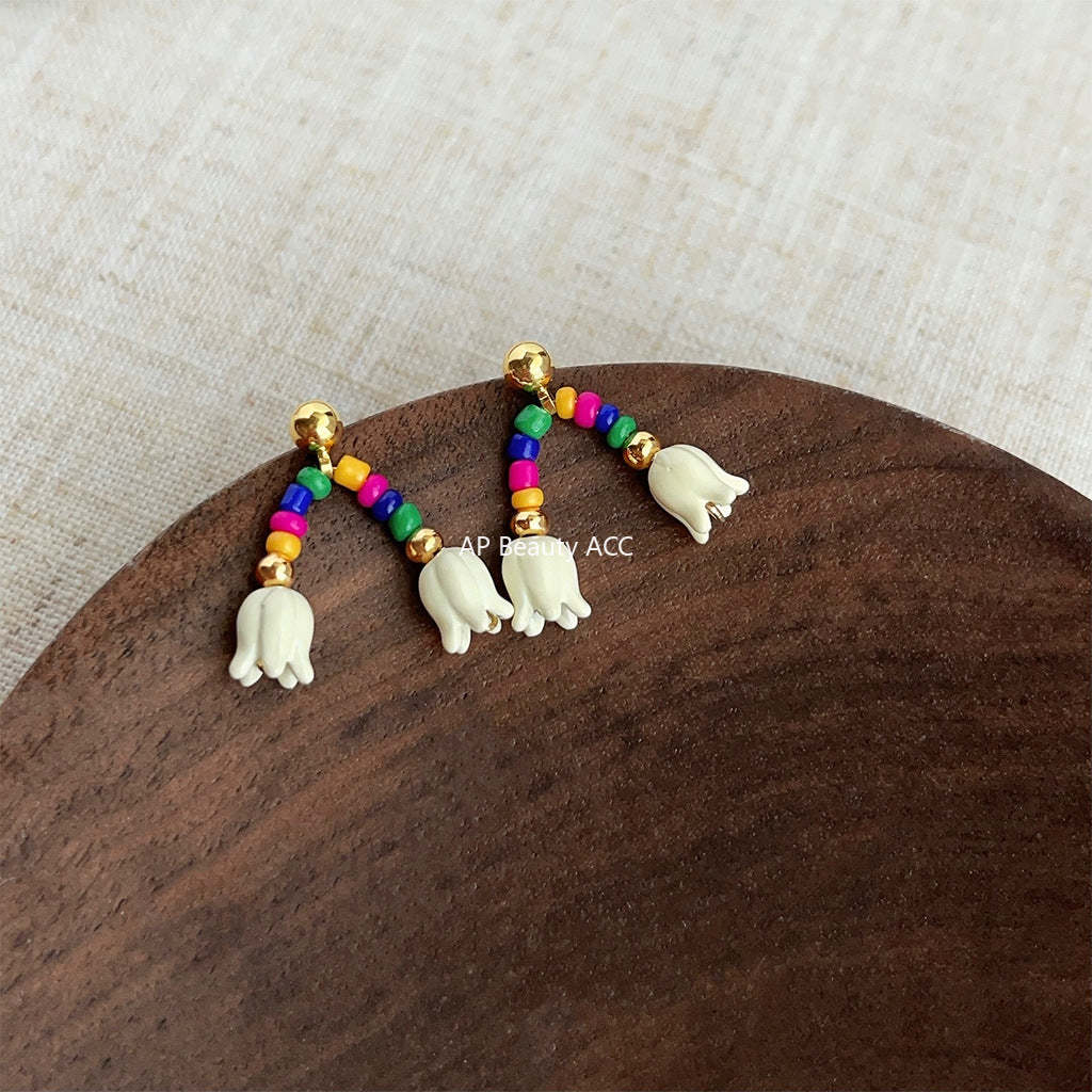 C관 - 14K 도금 보헤미안 감각 여름 신상품 귀걸이 [4186] 24.06-1