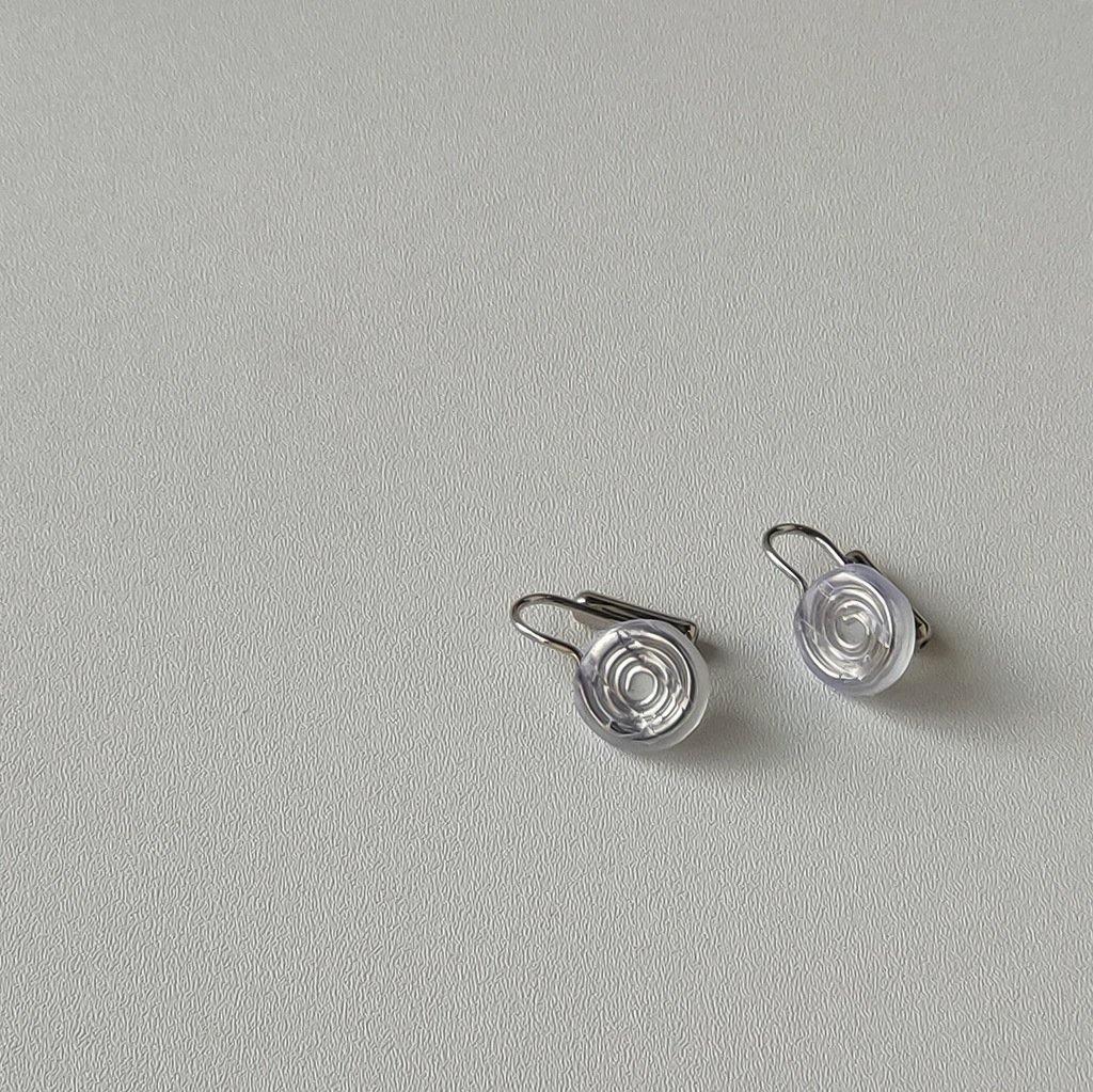 액세서리 부자재 - 은침 전용 14K 도금 저통증 나선형 이어커프 컨버터 [995447]