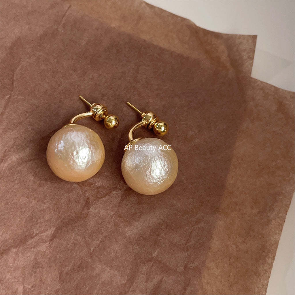 C관 - 진 코튼펄 고급스러운 14K 도금 두 가지 스타일 귀걸이 [3888-3889] 24.06-4