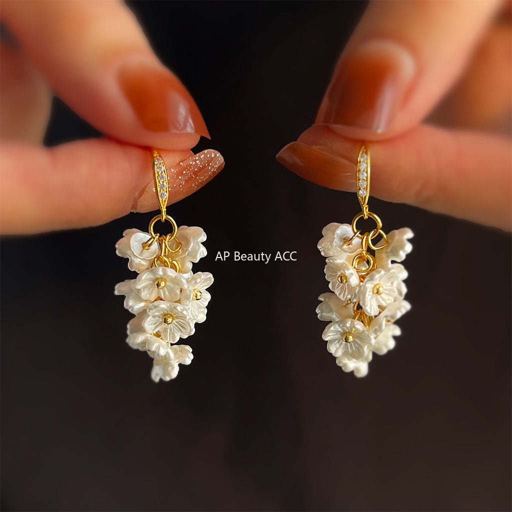 C관 - 미니 큐빅 꽃 모양 상큼한 여름 귀걸이 [4297] 24.06-3