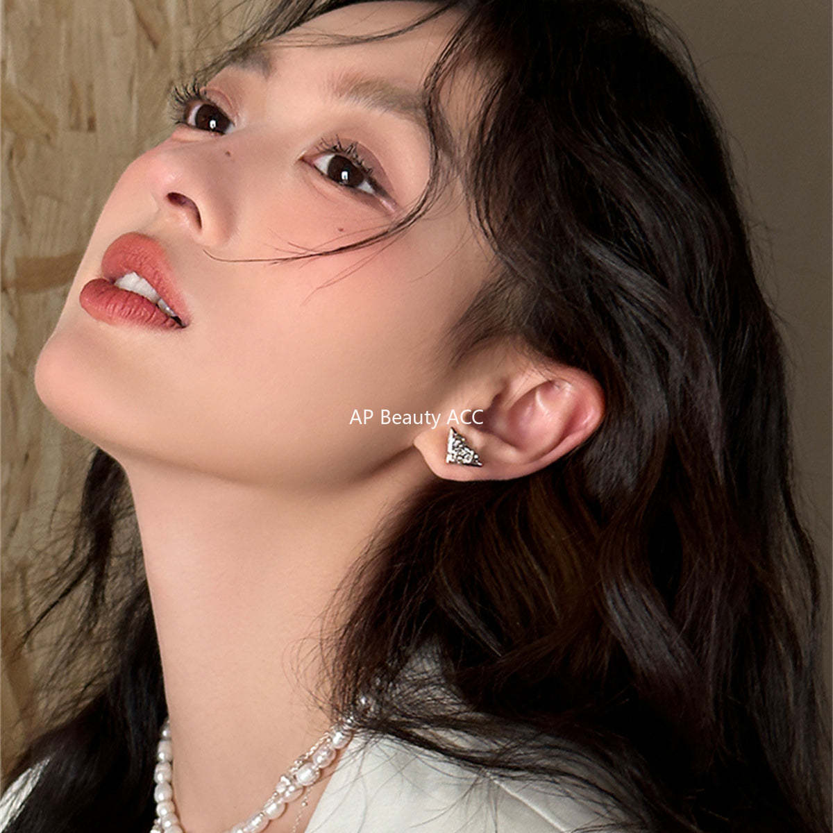 A관 - 삼각형 플라워 925 은침 귀걸이 [EH-4008] 25.08-5